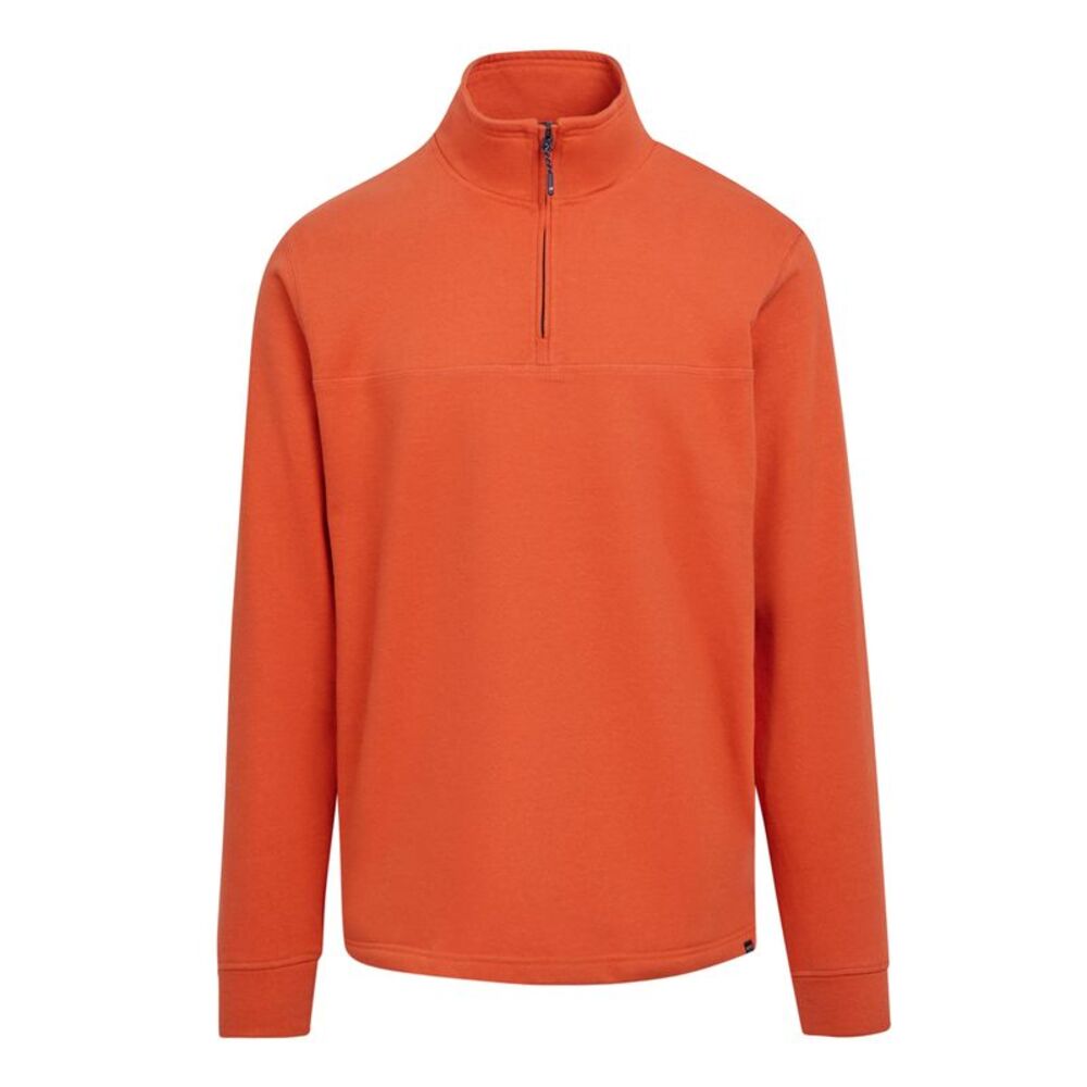 Regatta Mens Agilno Half Zip Fleece Top / Rusty Orange